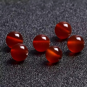 Jd đá quý màu đỏ tự nhiên mã não Vòng Loose hạt bán buôn đá quý tự nhiên hạt riêng biệt tùy chọn có sẵn - Product Image 2