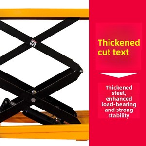 새로운 수동 유압 리프팅 플랫폼 소형 트롤리 이동식 시저형 접이식 물류 운반 플랫폼 - Product Image 4