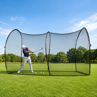 Cage de frappe pliable robuste 20x13x9FT pour entraînement de baseball et softball en extérieur
