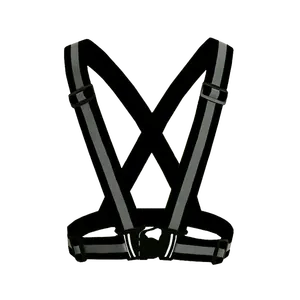 Murah tinggi cahaya hitam elastis Berlari reflektif dicetak <span class=keywords><strong>harness</strong></span> untuk dewasa - Product Image 3