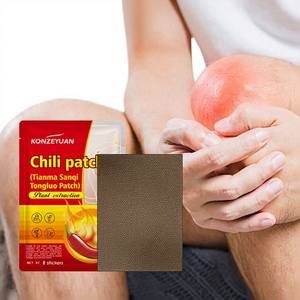 Patchs chauffants à base de <span class=keywords><strong>piment</strong></span> pour soulager les douleurs cervicales, lombaires et au genou - Patchs médicamenteux analgésiques (7x10cm) - Product Image 1