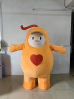 Costume de mascotte professionnel personnalisé en mousse gravée au laser pour promotions de marque, certifié CE