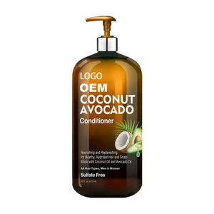 OEM Organic Natural Anti-Hair Loss Lice Repair Hair Avocado <strong>Coconut</strong> <strong>Conditioner</strong> - Product Image 1