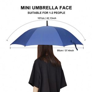 Paraguas Clásicos Personalizados con Logotipo, Impermeables, Totalmente Automáticos, Estructura Resistente, Resistentes al Viento, Rectos, de Gran Tamaño, de Nailon 190T, para Golf y Negocios - Product Image 6