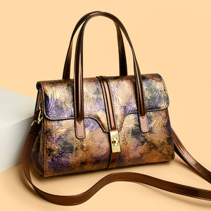 Nuevo Bolso de Mujer Elegante de Gran Capacidad en Cuero PU de Alta Gama con Cierre de Cremallera y Asa, Ideal para Madres de Mediana Edad - Product Image 1