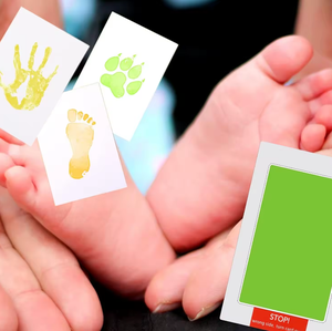 חדש מסגרת למכירה תמונה ראשונה מסגרת יד תינוק ותביעת רגל עם כרית דיו נקי מגע כלב פאו ערכת מתנות - Product Image 2