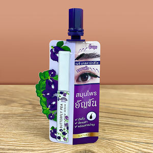 Pochette d'emballage avec bec à lèvres thermoscellé avec logo personnalisé Petit sachet Baume à lèvres Sac à bec cosmétique Brillant à lèvres Sac avec pinceau Pack d'essai - Product Image 2