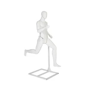 E-PB Running Robot male mannequin robot running pose electric mannequin for sale