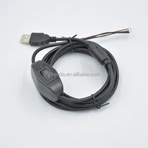 Anel magnético de venda quente USB 2.0 AM para PH 1.25 Conector do terminal Molex Cabo SR com interruptor