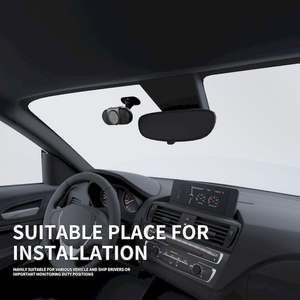 Dual 1080P Hd Auto Dashcam Met Voor/Achter/Binnen Lens Compatibel Met Lenovo K12 Pro Mazda 3 2011 12-24V Zwarte Doos Voor Auto 'S - Product Image 4