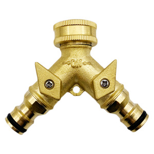 ข้อต่อทองเหลืองรูปตัว Y ขนาด 1/2 นิ้ว สำหรับต่อสายยางรดน้ำในสวน - Product Image 5