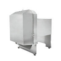 Cortador de Plátanos Eléctrico con Resorte, Ideal para Cantinas Escolares, Evita Lesiones en los Dedos, Alimentador Desmontable y Seguro