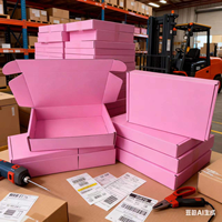 Boîte d'expédition en carton ondulé personnalisée avec insert, grand format, pour cosmétiques et soins de la peau, avec logo imprimé, conception gratuite