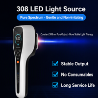 Appareil de thérapie par lumière LED portable Kernel KN-5000G 308nm pour le traitement du vitiligo et du psoriasis, double tension 110-240V 15W