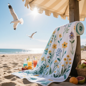 Портативные пляжные полотенца большого размера - Product Image 4