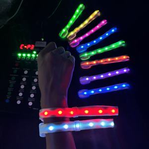Bracelet <span class=keywords><strong>LED</strong></span> pour festival, <span class=keywords><strong>ruban</strong></span> lumineux, bracelet lumineux à télécommande, bracelet <span class=keywords><strong>LED</strong></span> pour les fêtes - Product Image 2