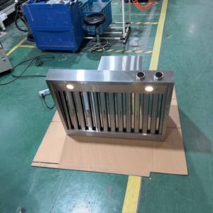 Hotte de cuisine électrique sans conduit de 36 pouces, 1000 m³/h, 3 vitesses, avec corps en acier inoxydable, filtre à déflecteur, minuterie à temporisation et éclairage LED - Product Image 3