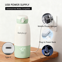 Chauffe-biberon portable sans fil USB à piles, fourni par l'usine, pour usage intérieur et extérieur, OEM.