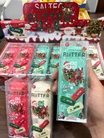 Bâton de beurre souple de Noël à rebond lent, jouet anti-stress en forme de bloc de construction