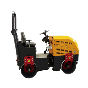 Compacteur vibrant routier hydraulique diesel/essence de 1, 3, 5 et 5,5 CV, 9 CV, 20 CV pour la construction et l'entretien des routes - Product Image 1