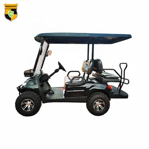 China Fabriek Gemaakt Camo 48V 4 Seat Mini Golfkar En Hood Pack Batterij Golfkarretjes Elektrische