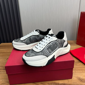 Chaussures de sport pour hommes de luxe VILUNENES en cuir véritable de haute qualité, à lacets, plateforme tendance, chaussures décontractées unisexes - Product Image 5