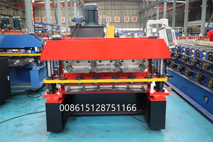 Chất lượng cao hai lớp màu thép tấm sắt tấm lợp ngói làm cuộn tạo thành máy - Product Image 5