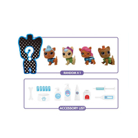 Großhandel Cartoon Nette Katze Szene Blind Box Spielzeug Kunststoff Katze Rollenspiel Spielzeug Set Mystery Box Überraschung