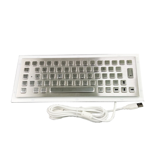 <span class=keywords><strong>Clavier</strong></span> à touches saillantes Full Travel 2,0 mm, en acier inoxydable, spécial pour les kiosques et les environnements difficiles - Product Image 5