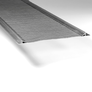 Aluminium-Mikronetz-Dachrinnen Großhandel Aluminium-Laubfilter Dachrinnenschutz zur Abdeckung - Product Image 2