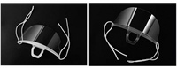 Protection anti-graisse et anti-fumée pour la cuisine, protection hygiénique alimentaire, masque facial transparent anti-buée pour chef de cuisine