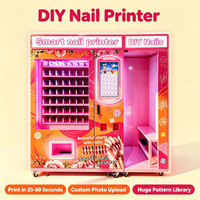 Kiosque de manucure en libre-service tout-en-un, imprimante automatique de nail art personnalisée, distributeur automatique pour centres de divertissement et centres commerciaux