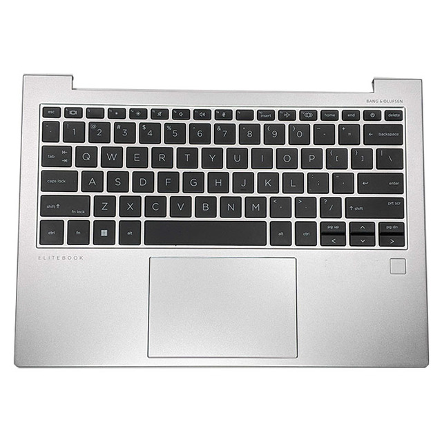 HK-HHT Laptop Palmrest for HP ELITEBOOK 830 G9 840 G9 845 G9 US/EN Keyboard Touchpad Palmrest Assembly