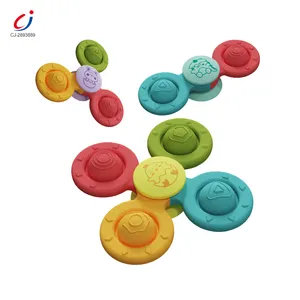 Chengji baby toy spin sucker spinning top spinner kids divertente fingertip toy gyro fidget spinner baby spinning suction toy