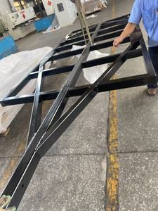 Utilitas Trailer bingkai poros tunggal Flatbed Chassis untuk kargo kecil atau peralatan Trailer - Product Image 2