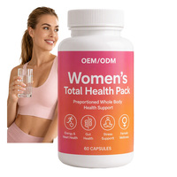 Vente en gros de capsules multivitaminées tout-en-un jour et nuit, 60 unités, pour femmes adultes, énergie, vitalité, force, soutien osseux