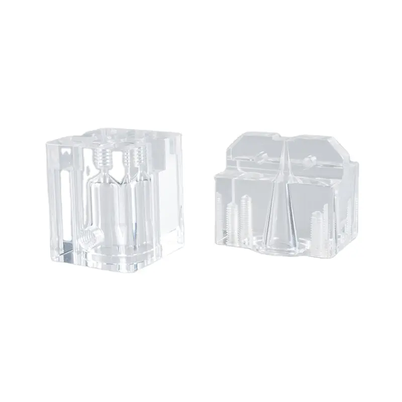 Acrílico transparente POM ABS PE piezas de plástico blanco y negro procesamiento CNC personalizado corte láser servicio de piezas de plástico