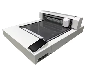 Usine A3 + Traceur de coupeur à plat Machine de fabrication de boîtes de rainage à double tête avec machine de découpe d'étiquettes Signmaster AI CDR - Product Image 1