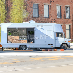 Precio DE FÁBRICA DE China, carrito de café, furgoneta, carrito de comida eléctrico, camión eléctrico de hoja galvanizada personalizado, comida rápida, Francia - Product Image 4
