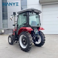 Tracteur agricole 50HP 60HP 70HP 80HP Minitracteur pour l'agriculture avec cabine
