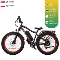 Bicicleta Eléctrica WindChaser 48V13Ah1500W Fatboy Scrambler, 7 Velocidades, Frenos de Disco, Motor sin Escobillas, Batería de Litio, Pantalla Impermeable