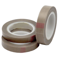 Ruban en tissu de fibre de verre PTFE pour scelleuse à impulsions, machine de thermoscellage haute température 260°C, ruban adhésif antiadhésif