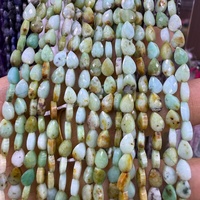 Perles facettées en pierre naturelle en forme de goutte d'eau 4*6mm, pépites d'améthyste en pierres précieuses brutes pour la fabrication de bijoux DIY
