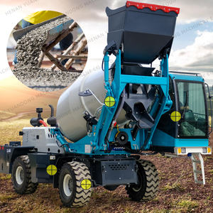 Mini agitador portátil, máquina mezcladora de hormigón móvil de carga automática, camión pequeño mezclador de cemento diésel autopropulsado, <span class=keywords><strong>precio</strong></span> de coche - Product Image 3