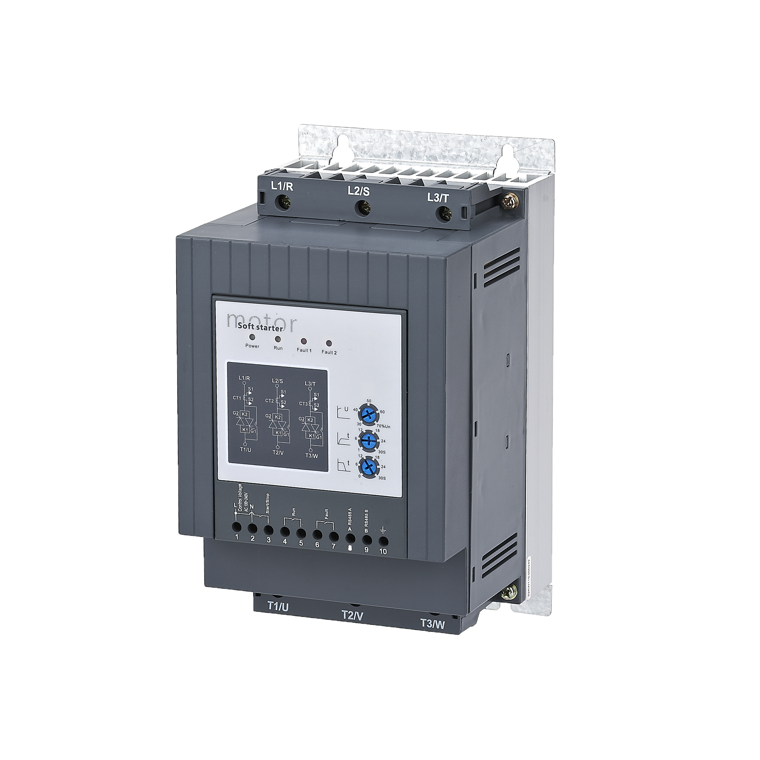 Safesav 220V/400V/500V 1.5A-75A Controles industriales Motor de control trifásico 0,37-37kW Arrancador Suave