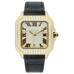 Reloj Mecánico Automático de Lujo de 41 mm, BOJ CATie.R015, Bisel de Dos Tonos, Diamantes Moissanite VVS, Reloj de Pulsera de Acero Inoxidable - Product Image 2