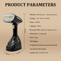 Prix usine Portable ménage debout vêtements vapeur 1800W puissant 310ML capacité portable vêtement vapeur