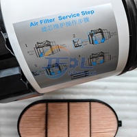 Filtre à air primaire d'origine DZ97259191047, élément filtrant P616056 pour pièces de camion Shacman Delong X3000 X5000