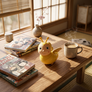 Jouet à remonter en plastique en forme d'abeille sauteuse, insecte de dessin animé, jouet coulissant et marcheur pour les enfants de 2 à 4 ans, cadeau promotionnel - Product Image 3