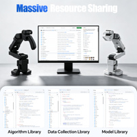 Kit de bras manipulateur robotique SO-ARM101, bras robotique IA à 6 axes compatible avec Hugging Face LeRobot ROS2 pour la recherche et l'éducation